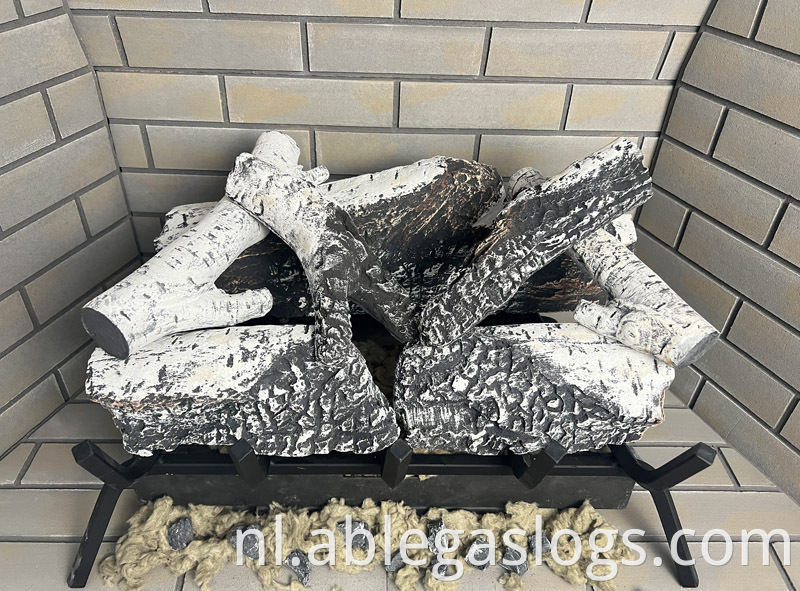 Ceramic Fiber Outdoor Gas Log Jpg
